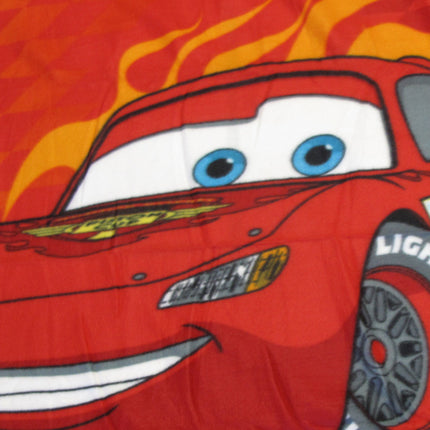 Lightning McQueen Printed Polar Fleece Throw Rug 130 x 160 cm.