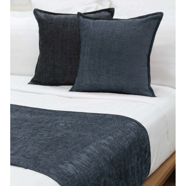 Jason Parker Ink Blue Bed Runner King.
