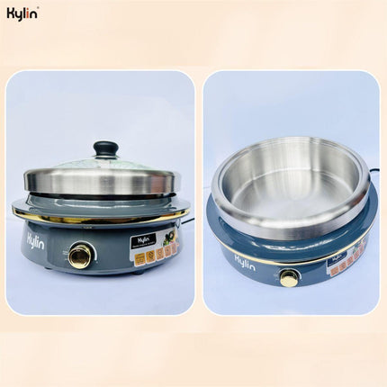 Kylin Electric 1500W Hotpot with Stainless Steel Inner Pot 4L AU-K2011.