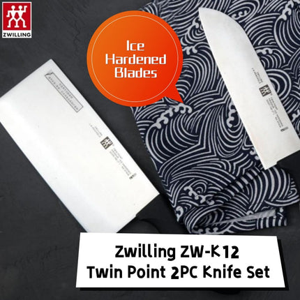 Zwilling ZW-K12 Twin Point Chef's Knife 2PC Knife Set.