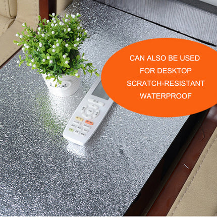Aluminum Foil Sticker Self Adhesive Oil-proof Waterproof Kitchen Cabinet Wall(40*300cm).