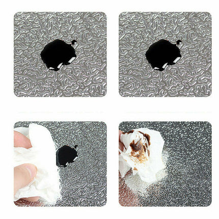 Aluminum Foil Sticker Self Adhesive Oil-proof Waterproof Kitchen Cabinet Wall(40*300cm).