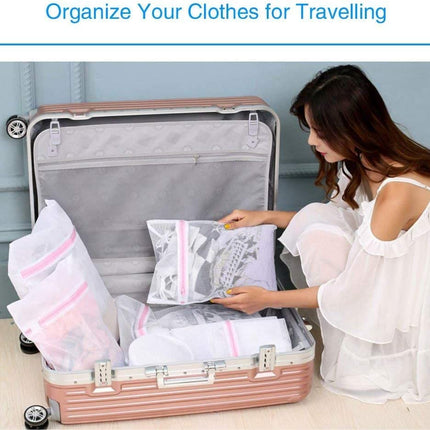 Washing Bag Pack Set Of 6 Laundry Bags Mesh Lingerie Delicate clothes Wash Bags.