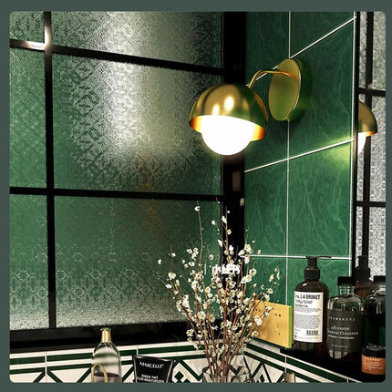 3M Privacy Glass Film Sticker Static Cling Window Decals Glass Film(Begonia,60*300cm).