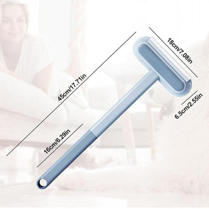 Multi-Purpose Cleaning Brush Pet Hair Removal Dual-Sided Brush with Scraper Gap Brush.