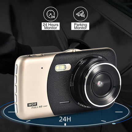 1080P Car Dash Camera Dual Front and Rear Video DVR Recorder Night Vision Kit.