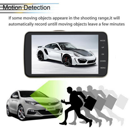 1080P Car Dash Camera Dual Front and Rear Video DVR Recorder Night Vision Kit.