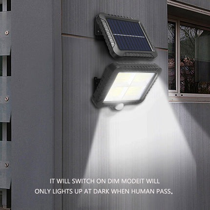 Solar Powered Light Patio Outdoor Motion Sensor Wall Lamp.