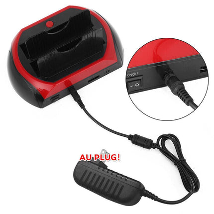 All In One Docking Station USB Dual-Bay Hard Drive 2.5" 3.5" IDE SATA SSD Card Reader.