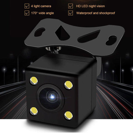 4LED Car Rear Camera Auto Parking Monitor Night Vision IP67 Waterproof With 5.5m Cable.