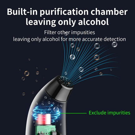 Portable Breathalyzer with Display Rechargeable Digital Electronic Breathalyser.
