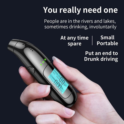 Portable Breathalyzer with Display Rechargeable Digital Electronic Breathalyser.