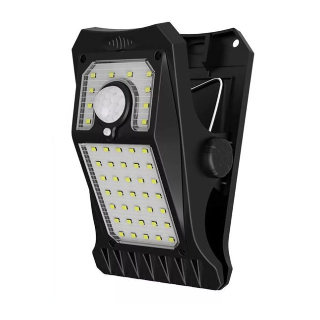 Clip-On Solar LED Light Outdoor Motion Sensor 45 LEDs IP65 Waterproof Security Wall Light.