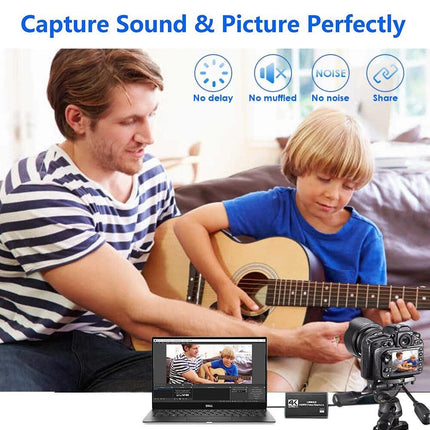4K 1080P 60FPS HDMI to USB 3.0 Video Capture Card For PS4/PC/OBS Nintendo Switch.