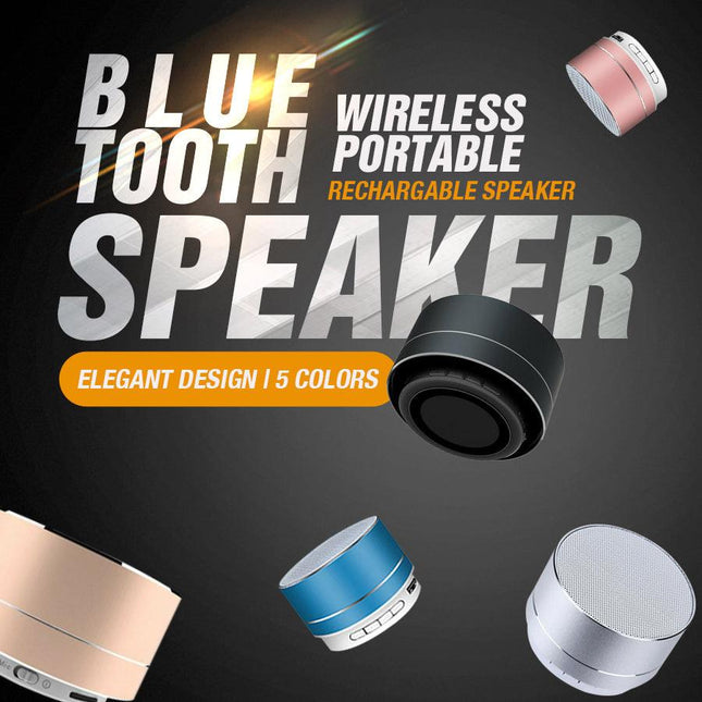 Bluetooth Speakers Portable Wireless Speaker Music Stereo Handsfree Rechargeable (Black).