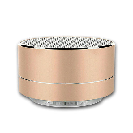 Bluetooth Speakers Portable Wireless Speaker Music Stereo Handsfree Rechargeable (Gold).