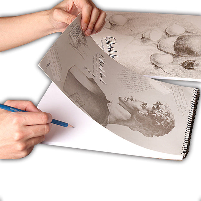 Sketch Pad 40 Sheets Artist Drawing Painting Art Paper with Thick Baseboard(28.7*20.8cm).