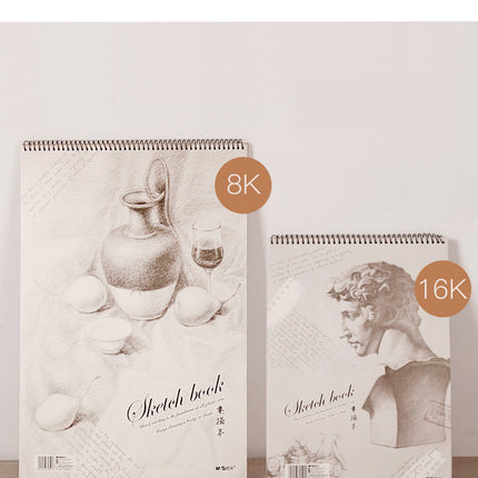 Sketch Pad 40 Sheets Artist Drawing Painting Art Paper with Thick Baseboard(28.7*20.8cm).