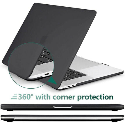 2020 Macbook Pro 13 Inch Case Plastic Hard Case Shell for 2020 Macbook Pro A2251 A2289 A2179(Black).