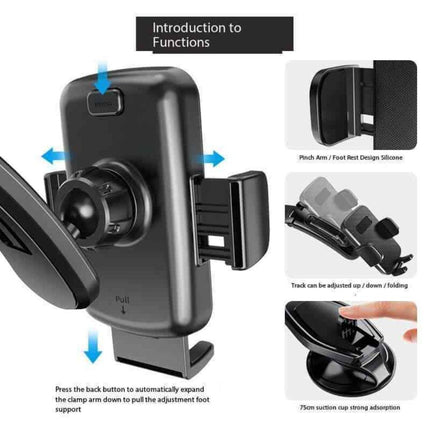 Universal Car Phone Stand Dashboard Hands Free Car Mount Phone Holder.