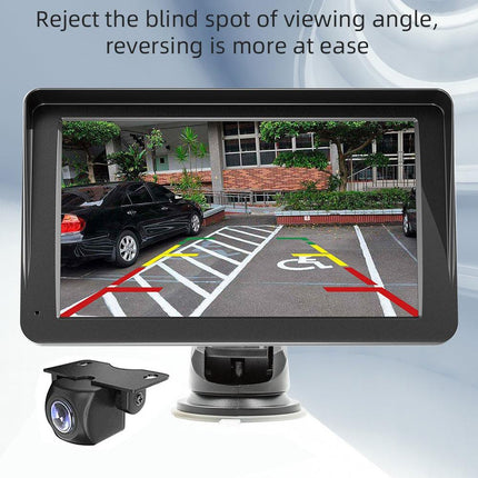 7" IPS HD Touch Screen Apple Android Carplay with Dual Dashcam 64G Card.