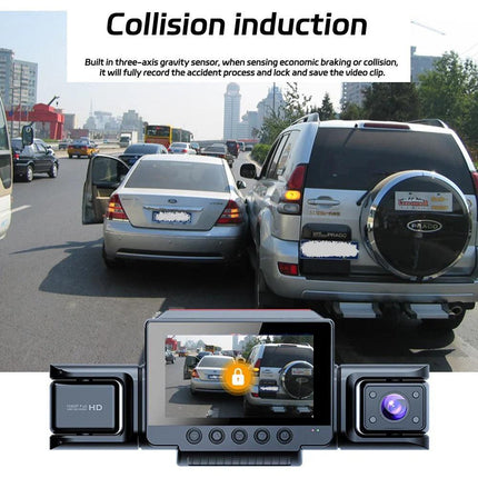 4 Channel 5G WiFi Dashcam FHD 1080P 170° Wide Angle G-Sensor with 64GB Card.