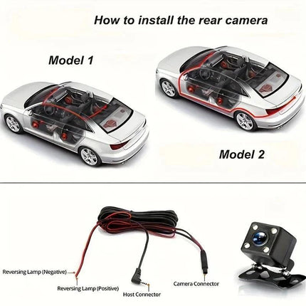 4 Channel 5G WiFi Dashcam FHD 1080P 170° Wide Angle G-Sensor with 64GB Card.