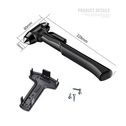 3 in 1 Car Emergency Safety Escape Hammer Glass Window Breaker Belt Cutter Tool.