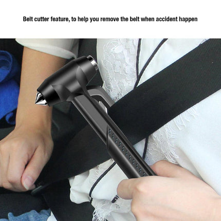 3 in 1 Car Emergency Safety Escape Hammer Glass Window Breaker Belt Cutter Tool.