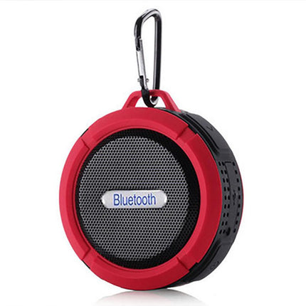 Portable Waterproof Wireless Mini Bluetooth Music Speaker (Red).