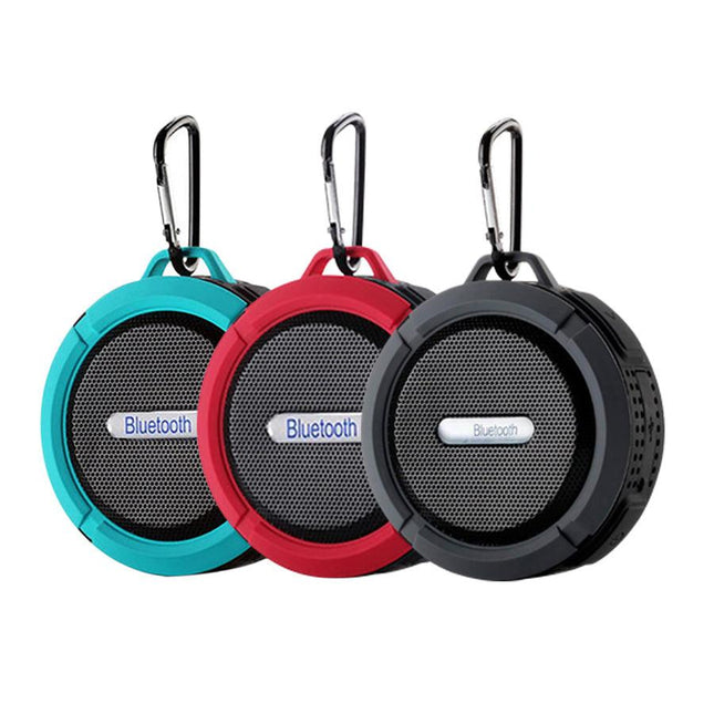 Portable Waterproof Wireless Mini Bluetooth Music Speaker (Red).
