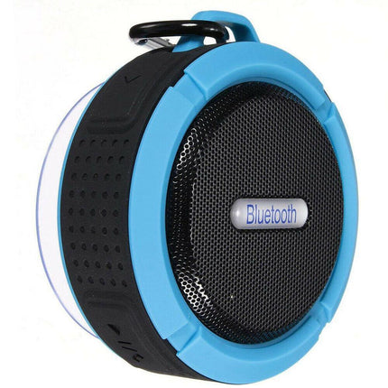 Portable Waterproof Wireless Mini Bluetooth Music Speaker (Red).
