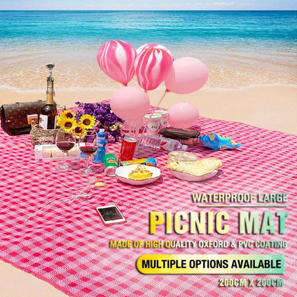 Large Waterproof Thickened Moisture-Proof Outdoor Camping Picnic Mat (Green).