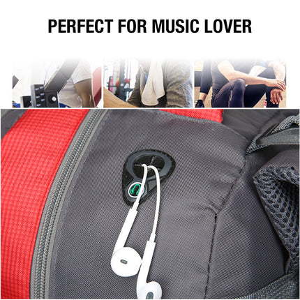 60L Waterproof Outdoor Hiking Backpack Camping Outdoor Trekking Bag(Blue).