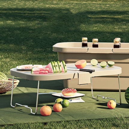 3 In 1 Folding Camping Storage Box Outdoor Food Fruit Container Picnic Table Basket.