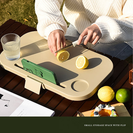 3 In 1 Folding Camping Storage Box Outdoor Food Fruit Container Picnic Table Basket.