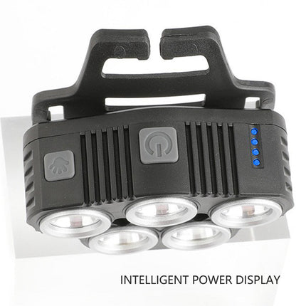 6 Modes LED Head Torch Induction Headlight Camping COB Infrared Strong Lights.