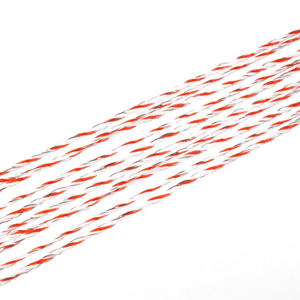 500m Roll Polywire Electric Fence Stainless Steel Poly Wire Energiser Insulator.