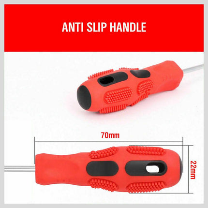 4Pc Pick Hook Set O Ring Oil Seal Remover Non-Slip Rubber Handle Red Local Stock.
