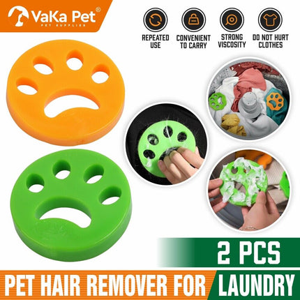 4x VaKa Pet Hair Remover Cat Fur Dog Hair Lint Catcher from Laundry Washing Machine.