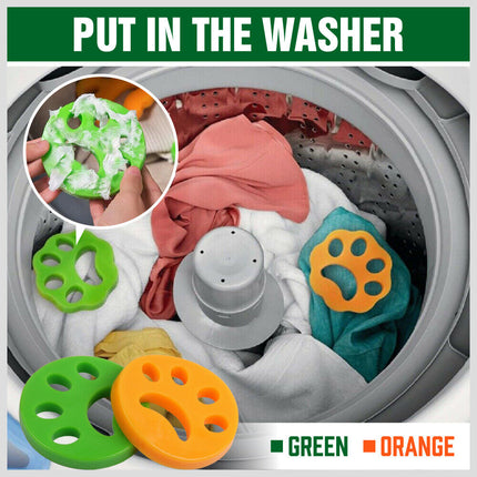4x VaKa Pet Hair Remover Cat Fur Dog Hair Lint Catcher from Laundry Washing Machine.