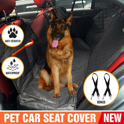 Pet Dog Waterproof Seat Cover Protector Hammock Back Rear Bench Mat for Car SUV.