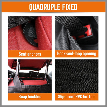 Pet Dog Waterproof Seat Cover Protector Hammock Back Rear Bench Mat for Car SUV.