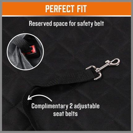 Pet Dog Waterproof Seat Cover Protector Hammock Back Rear Bench Mat for Car SUV.