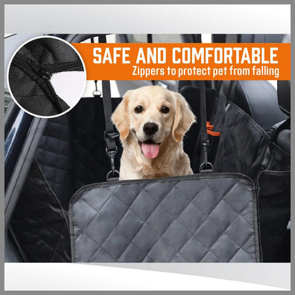 Pet Dog Waterproof Seat Cover Protector Hammock Back Rear Bench Mat for Car SUV.