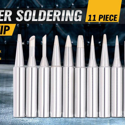 11Pc Soldering Iron Tips Solder Rework Lead Free Hakko Soldering Station AU.