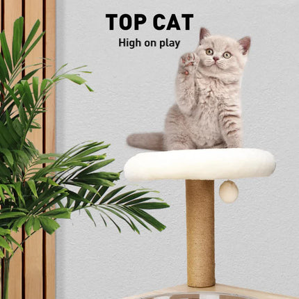 VaKa 1.42M Cat Tree Tower Scratching Post Scratcher Cats Condo House Bed Furniture.