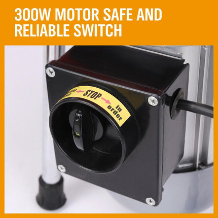 400W Drain Cleaner Electric Eel Rigid Plumbing Sewerage Pipe Machine 6 Cutters.