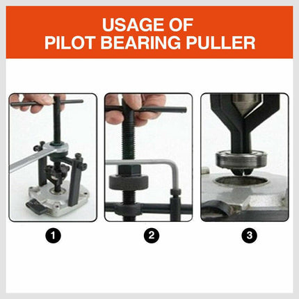Pilot Bearing Puller 3 Jaws Bushing Gear Extractor Motorcycle Remover Heavy Duty.