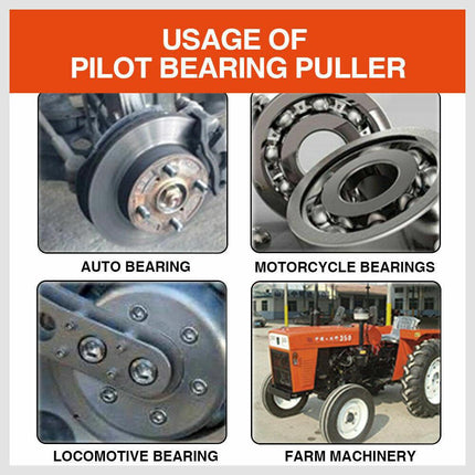 Pilot Bearing Puller 3 Jaws Bushing Gear Extractor Motorcycle Remover Heavy Duty.